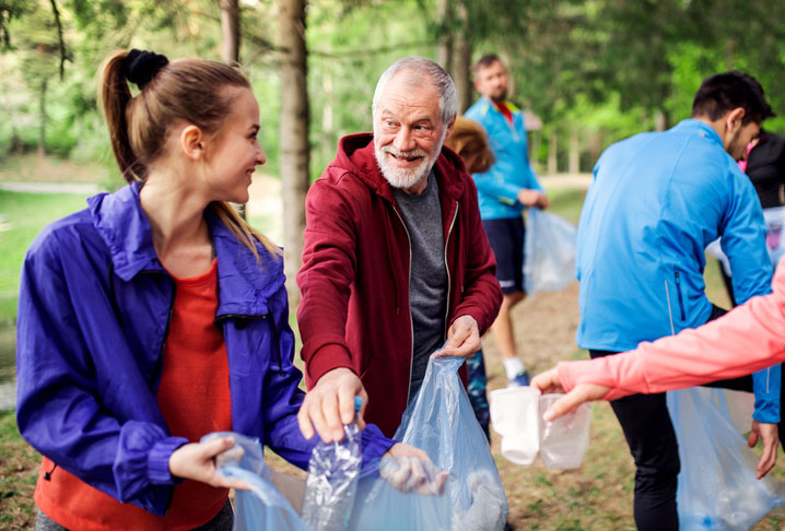 volunteer team